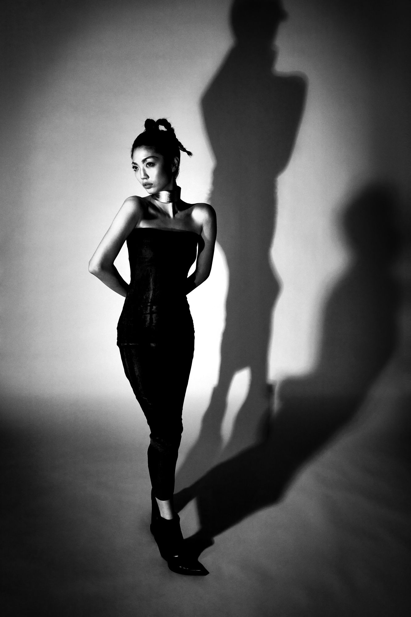 사파사진학원 이지은 졸업포트폴리오 - 패션, 프로필, 흑백 인물 사진