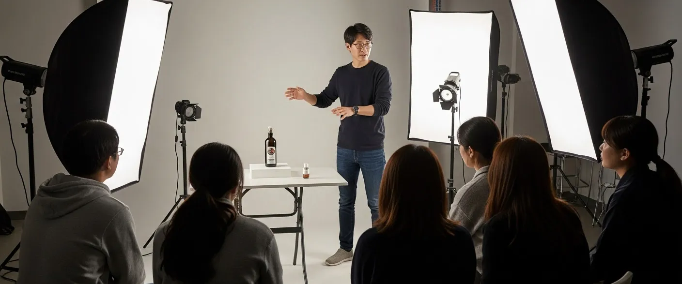 사파사진학원 현직 광고 사진가 1:1 실무 교육 현장