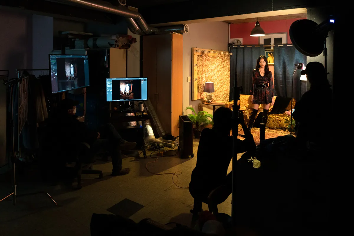 광고사진 과정 수업 현장